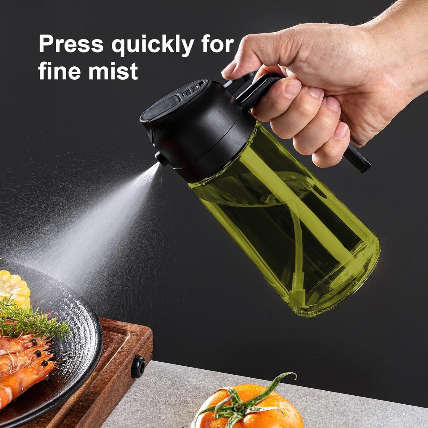 2 in 1 Oil Sprayer and Dispenser