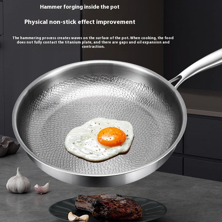 Pure Titanium Hammered Pan Pro