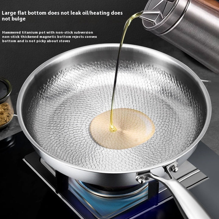 Pure Titanium Hammered Pan Pro