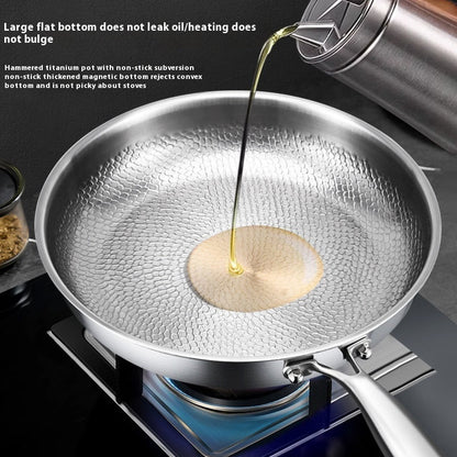 Pure Titanium Hammered Pan Pro