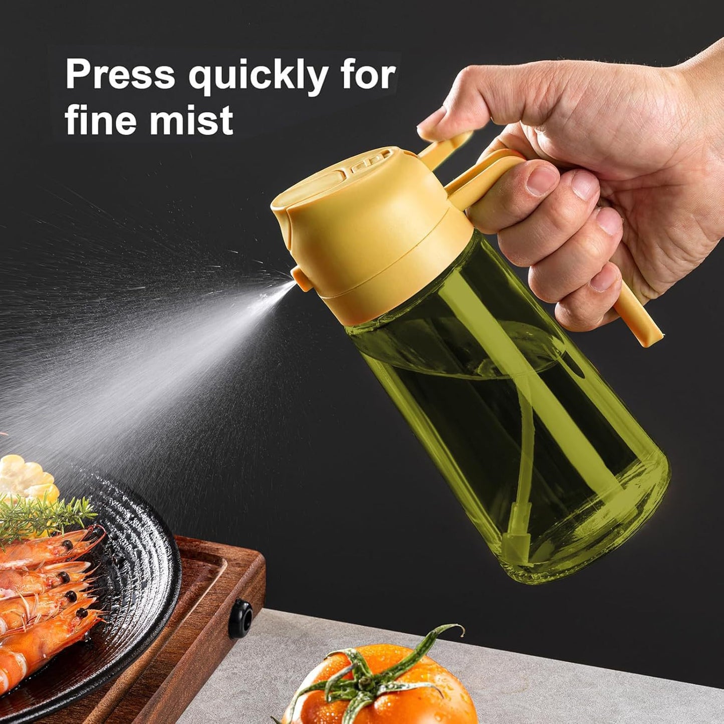 2 in 1 Oil Sprayer and Dispenser