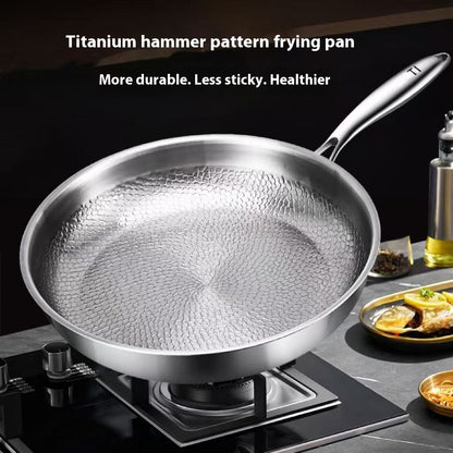 Pure Titanium Hammered Pan Pro