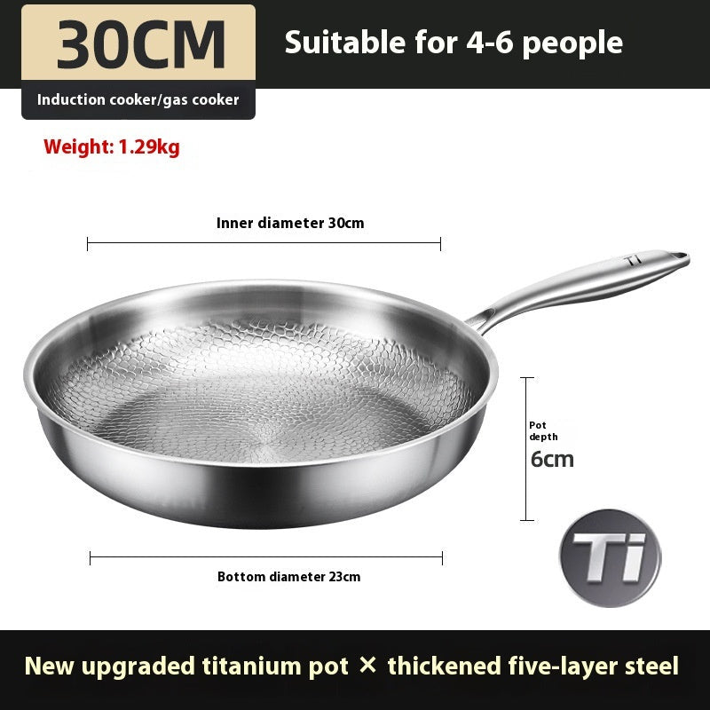 Pure Titanium Hammered Pan Pro